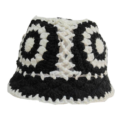 Handmade Crochet Hollow Korean Fashion Bucket Hat