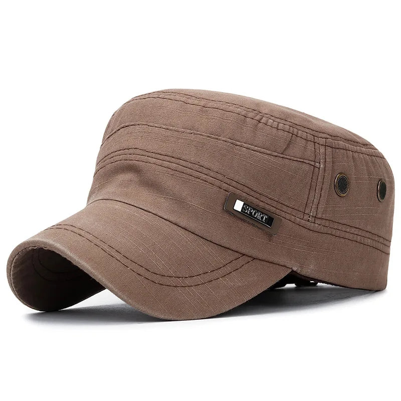 Vintage Washed Military Baseball Cap