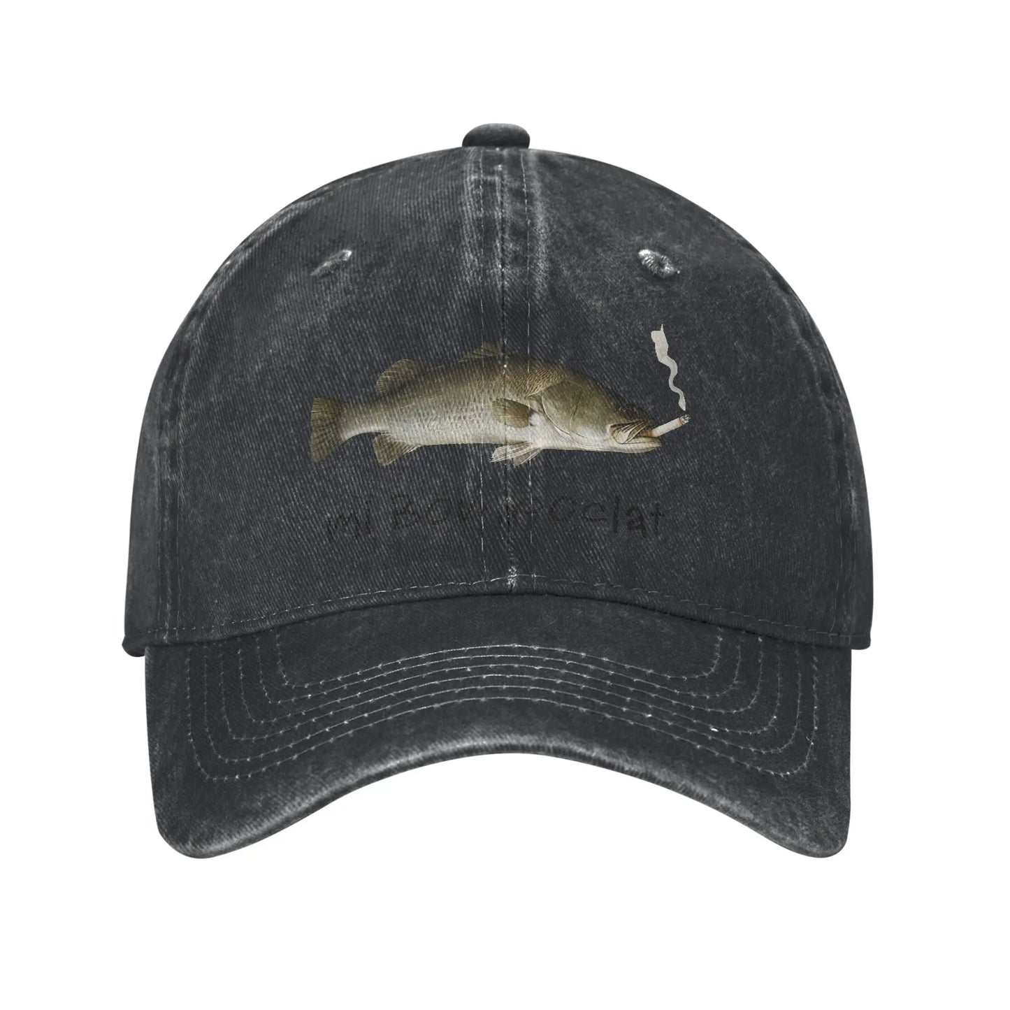 Funny Bomboclat Fish Meme Retro Baseball Cap