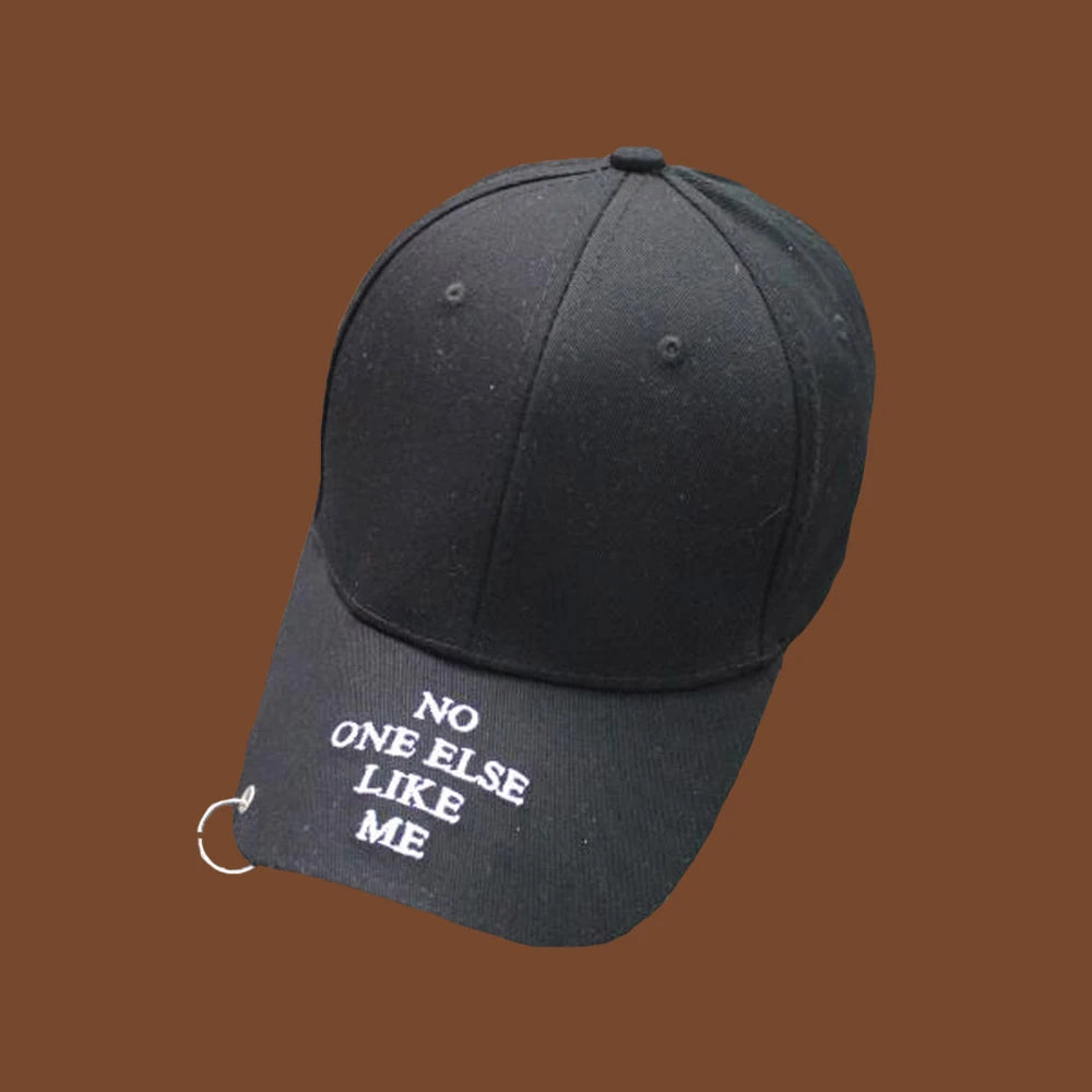 Solid Color Ring Hip Hop Baseball Cap