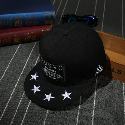 Classic Punk Hip Hop Cotton Snapback Cap