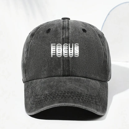 Focus Print Adjustable Unisex Classic Baseball Cap