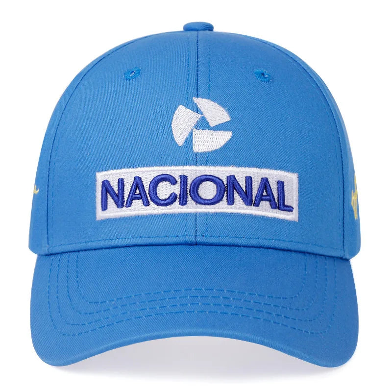 Ayrton Senna Embroidery Team Baseball Cap