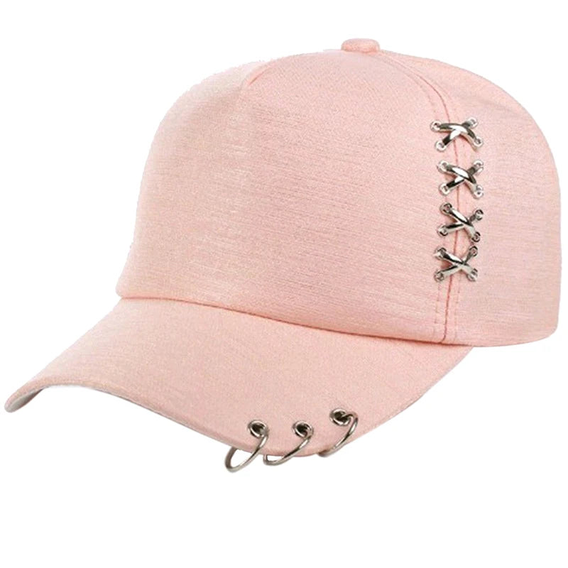 KPOP Piercing Ring Snapback Baseball Cap