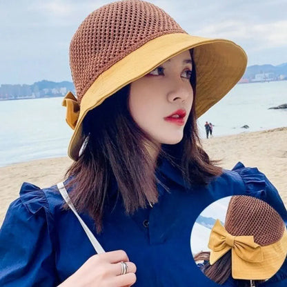 Soft Wide Brim UV Protection Summer Bucket Hat
