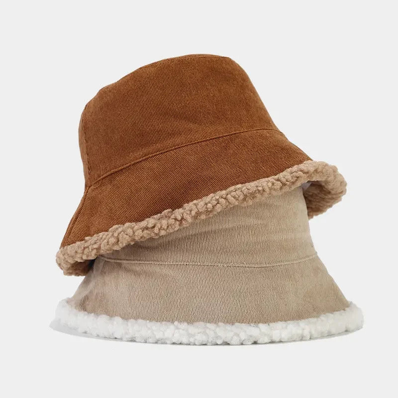 Cotton Warm Fisherman Bucket Hat