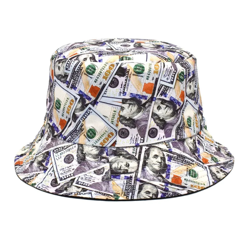 Trendy Printed Streetwear Fisherman Hat