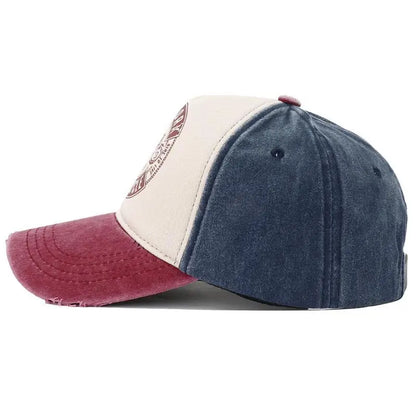 Retro Motorcycle New York Baseball Cap