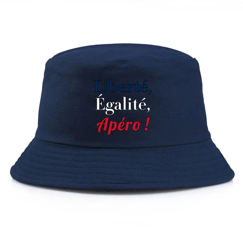 Liberté Égalité Apéro Reversible Bucket Hat