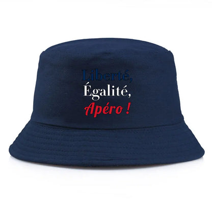 Liberté Égalité Apéro Reversible Bucket Hat