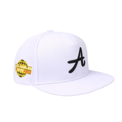 Adjustable Embroidered Flat Bill Snapback Baseball Hat