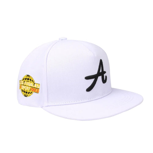 Adjustable Embroidered Flat Bill Snapback Baseball Hat