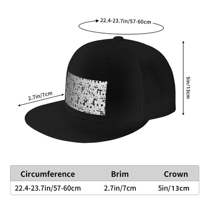Anti Surveillance Abstract Pattern Snapback Cap