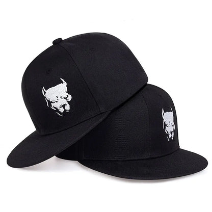 Unisex Dog Head Embroidery Embroidery Hip-hop Hats