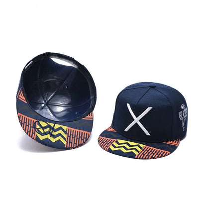 Letter Embroidery Hip Hop Snapback Baseball Cap