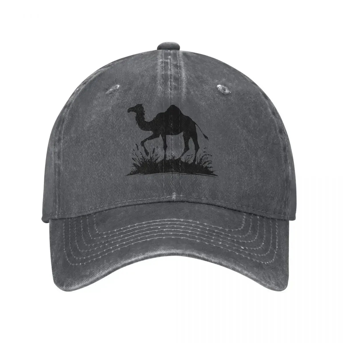 Vintage Distressed Camel Silhouette Baseball Cap