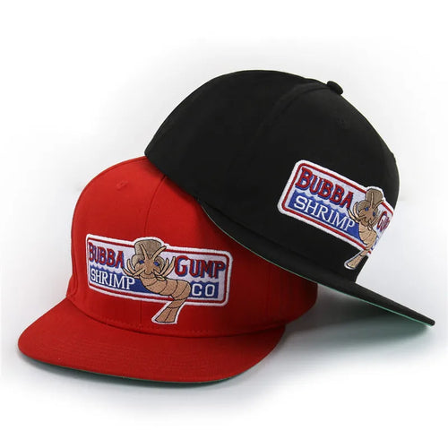 Forrest Gump Embroidery Hip Hop Snapback Cap