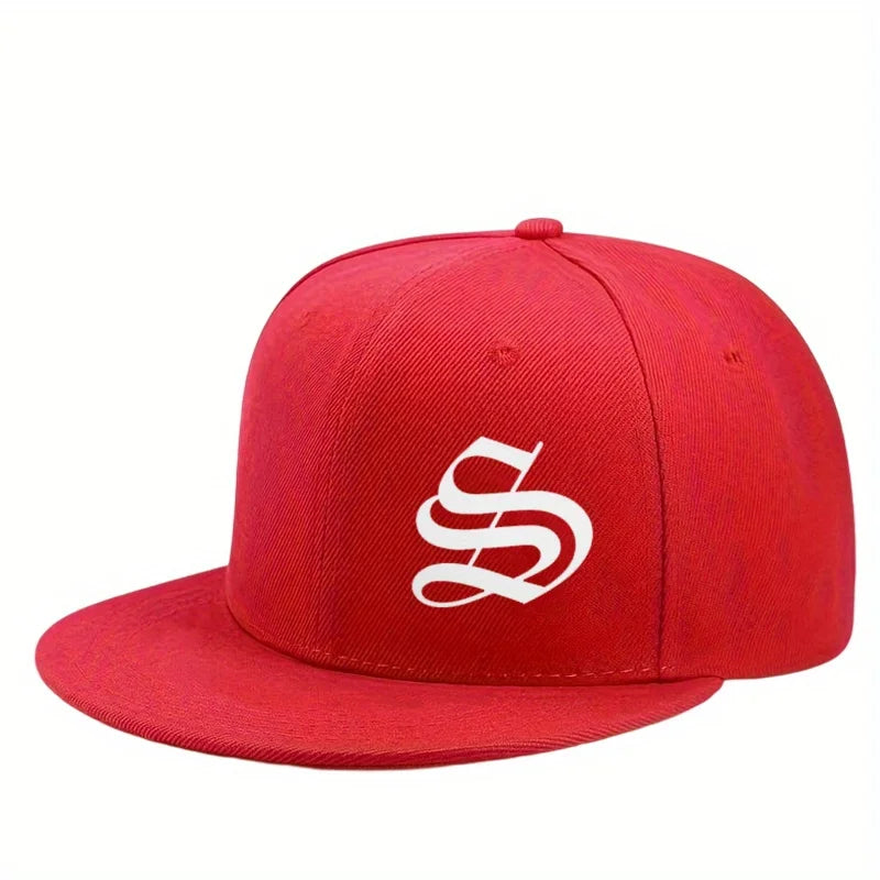 Gothic Letter S Baseball Snapback Cap