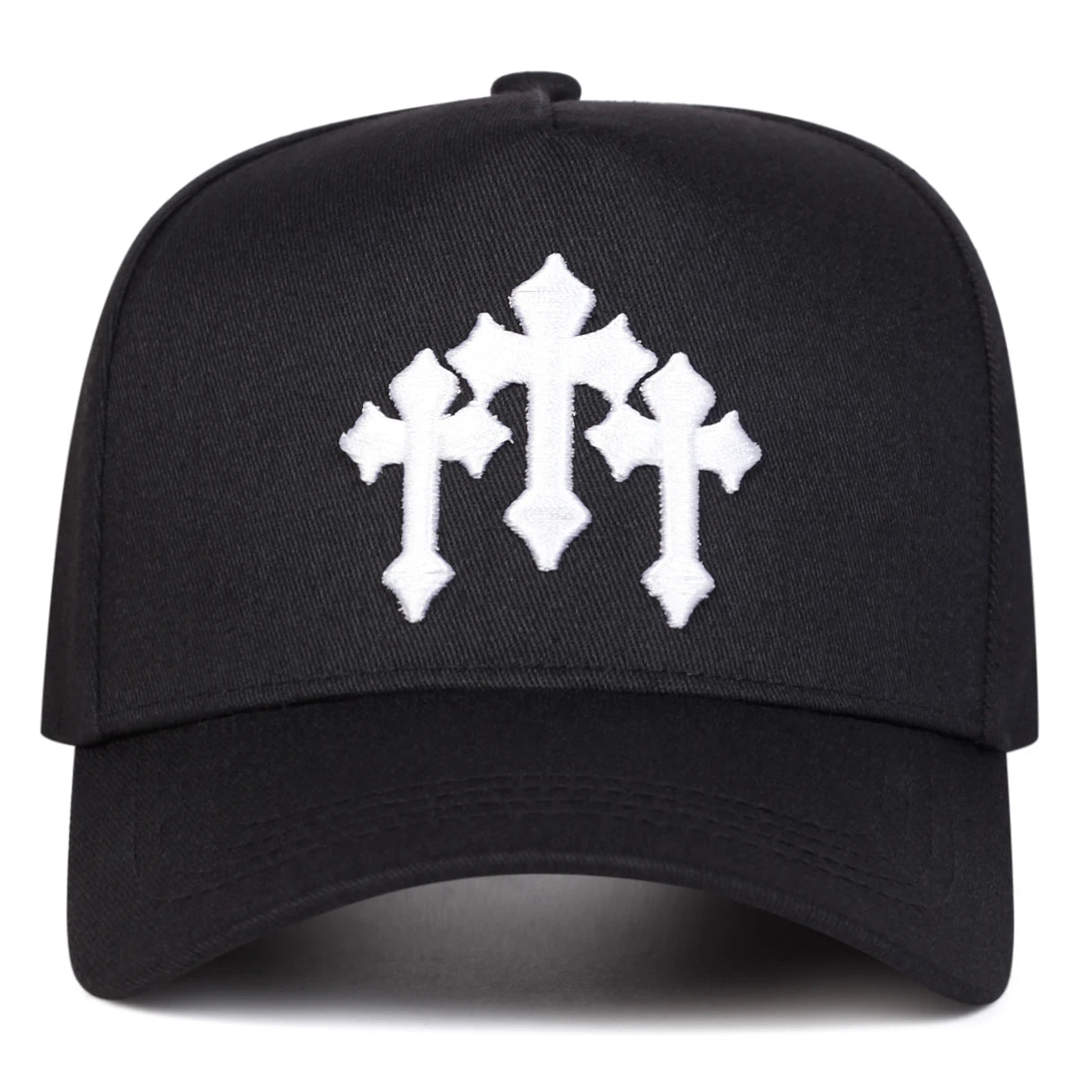 Unisex Cross Embroidered Casual Outdoor Baseball Cap