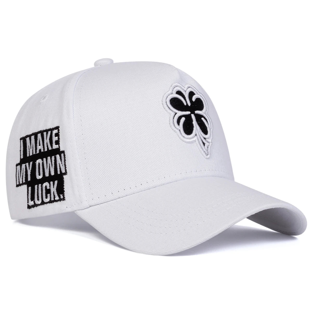 Unisex Clover Embroidery Baseball Net Caps