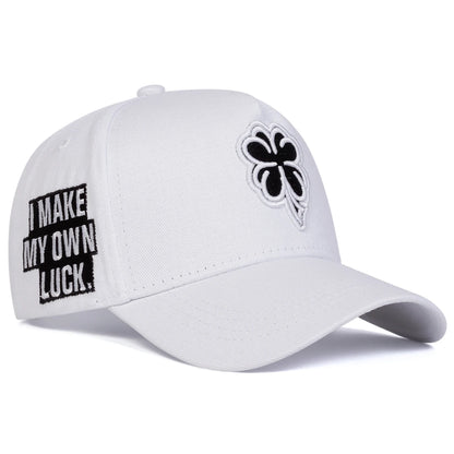 Unisex Clover Embroidery Baseball Net Caps