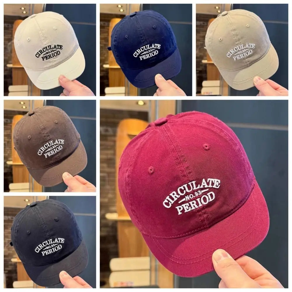 Vintage Letter Duckbill Baseball Cap