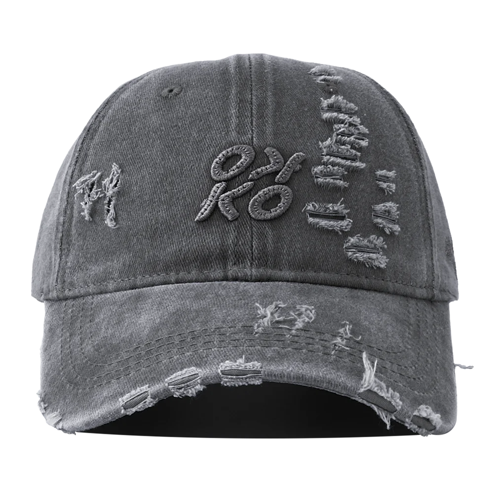Retro Washed Letter Embroidered Baseball Cap