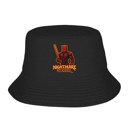 Nightmare Sahur Funny Italian Brainrot Bucket Hat