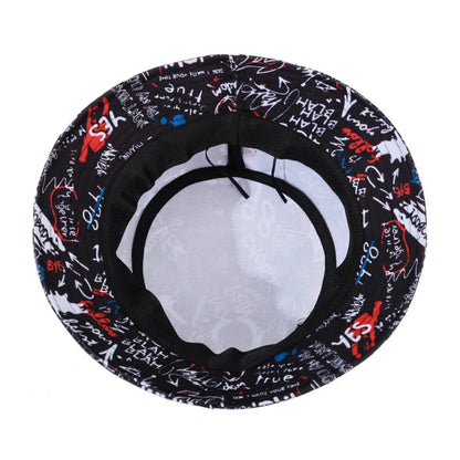Graffiti Style Adjustable Streetwear Bucket Hat