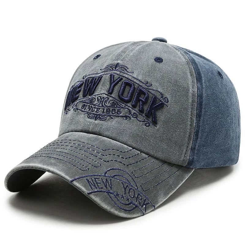 Retro Korean Washed Baseball Cap