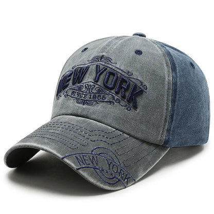 Retro Korean Washed Baseball Cap