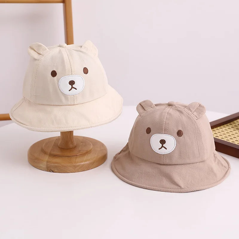Cute Bear Baby Sunshade Bucket Hat