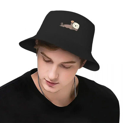 Cute Sea Otter Cartoon Bucket Hat