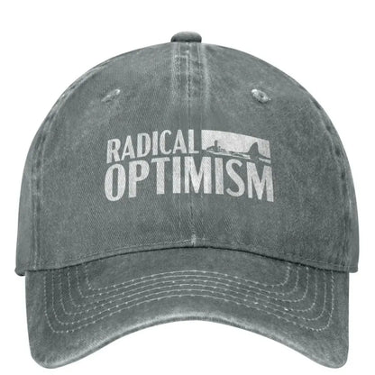 Vintage Radical Optimism Baseball Cap Unisex