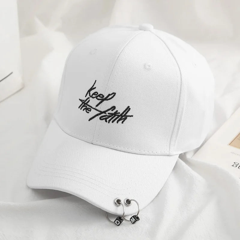 Keep The Faith Ring Chain Baseball Cap