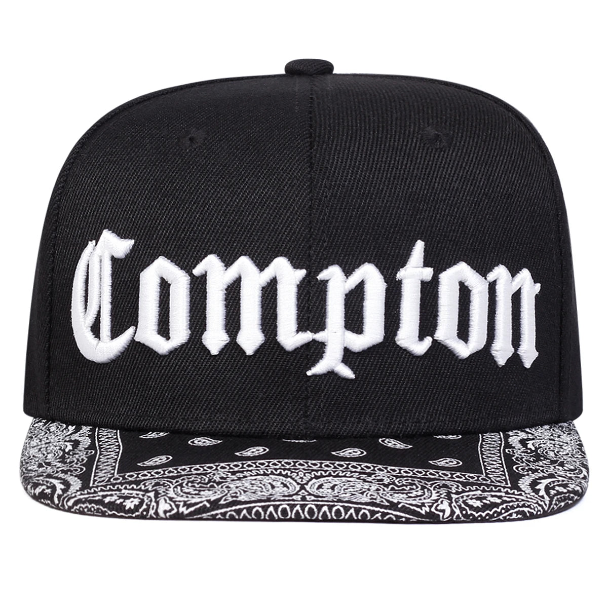 Unisex COMPTON Letter Embroidery Baseball Hats