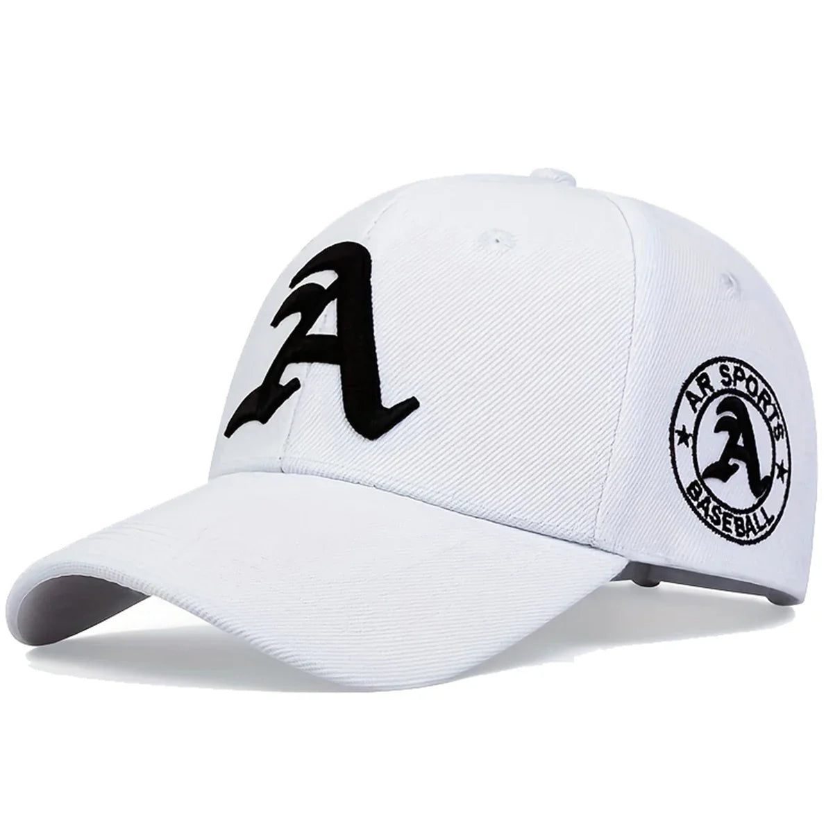 Unisex A Letter Embroidery Baseball Cap