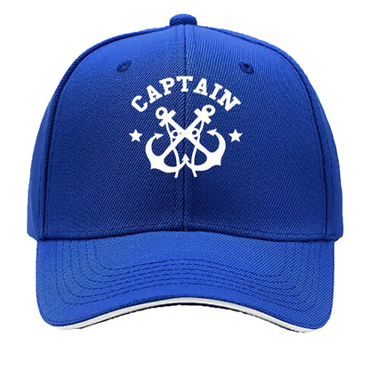 Vintage Nautical Printed Adjustable Unisex Sandwich Baseball Cap