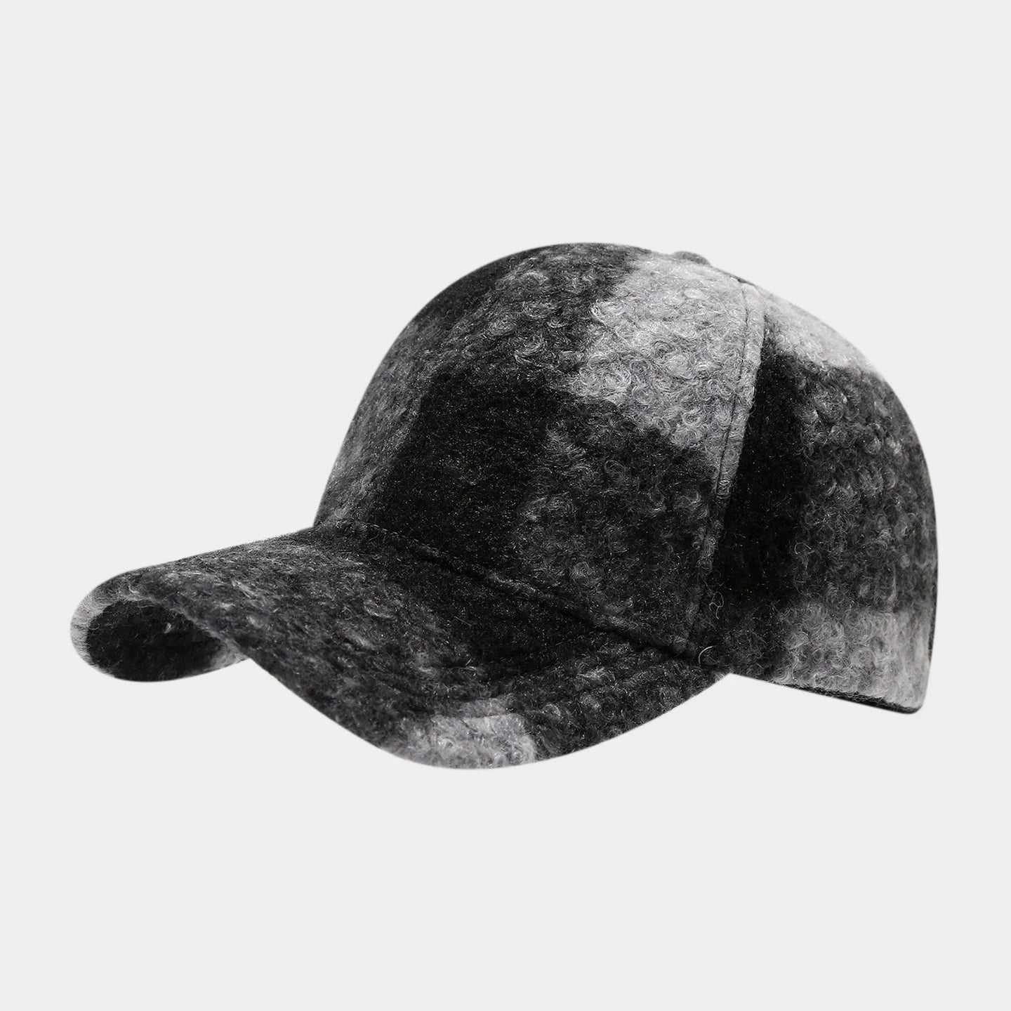 Unisex Plaid Patchwork Baseball Cap