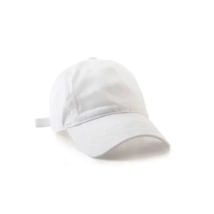 Simple Solid Color Cotton Baseball Cap