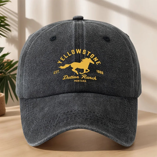 Yellowstone Horse Print Baseball Cap