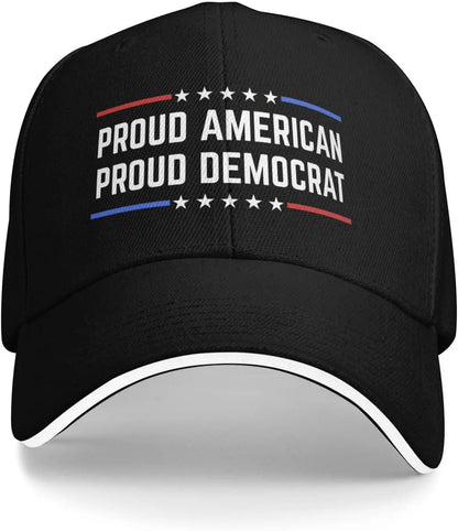 Proud American Democrat Polyester Baseball Cap