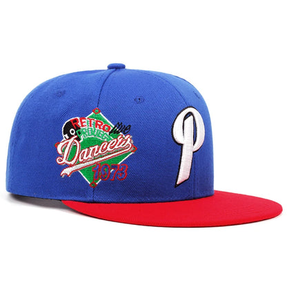 Personalized 1973 Letter P Flat Edge Baseball Cap