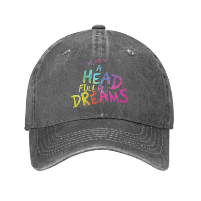 Coldplay 2025 Tour Head Full Dreams Baseball Cap