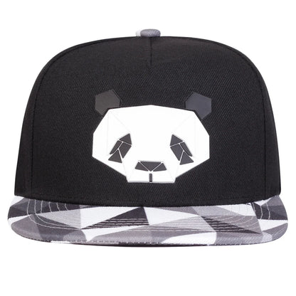 Panda Print Unisex Street Snapback Cap