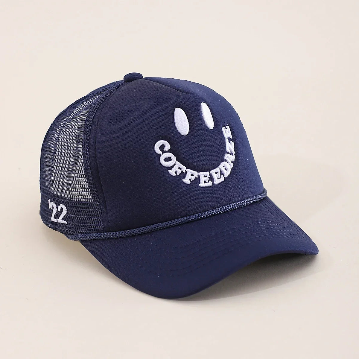 Unisex Five Star Embroidered Mesh Baseball Cap