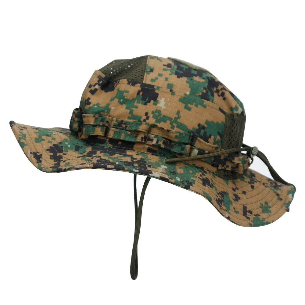 Camo Outdoor Breathable Boonie Bucket Hat