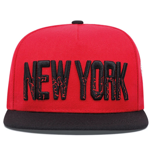 New York Embroidered Snapback Hat Unisex