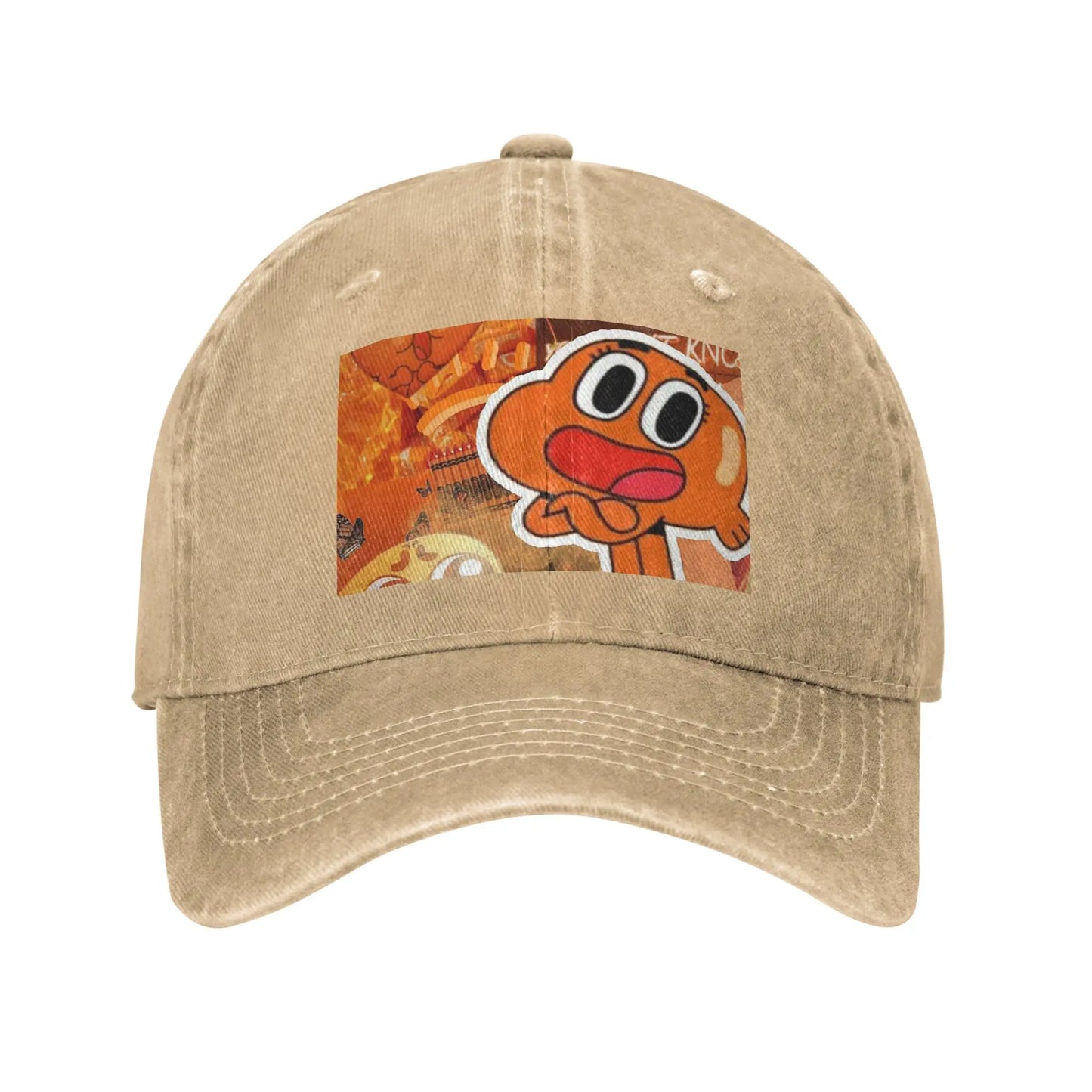 Darwin Watterson Washed Denim Adjustable Baseball Cap