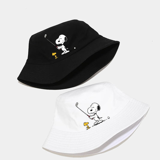 Snoopy Printed Bucket Hat Breathable Sun Hat